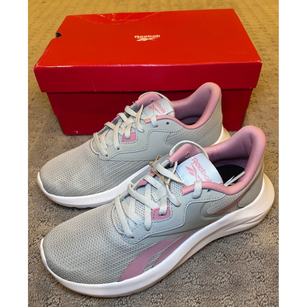 Reebok Energen Lux Womens Size 6 Running Shoes Grey Pink Blue 100209914